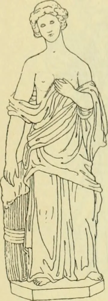 An illustration from Répertoire de la statuaire grecque et romaine, 1908, leaf 162