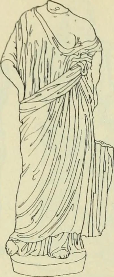 An illustration from Répertoire de la statuaire grecque et romaine, 1908, leaf 163