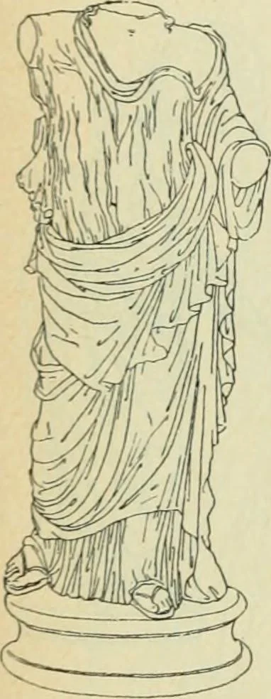 An illustration from Répertoire de la statuaire grecque et romaine, 1908, leaf 163