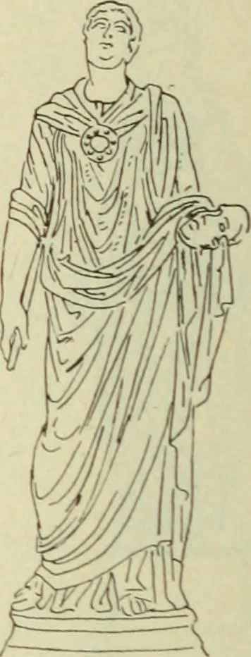 An illustration from Répertoire de la statuaire grecque et romaine, 1908, leaf 163