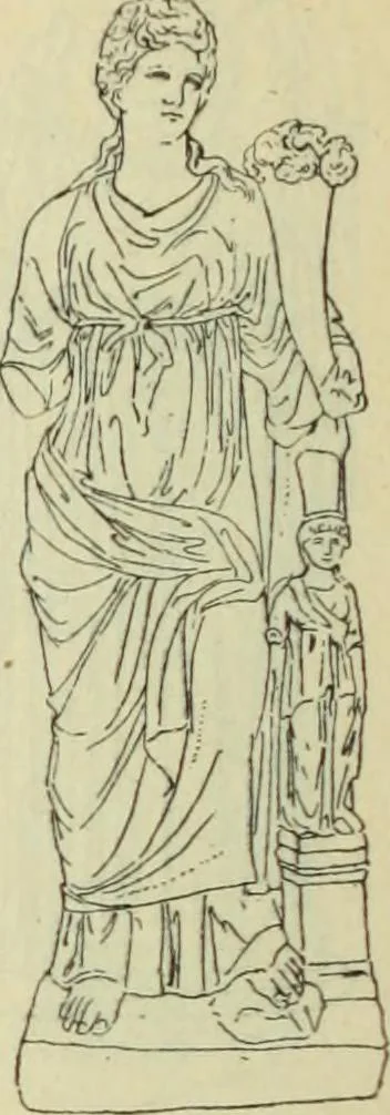 An illustration from Répertoire de la statuaire grecque et romaine, 1908, leaf 165