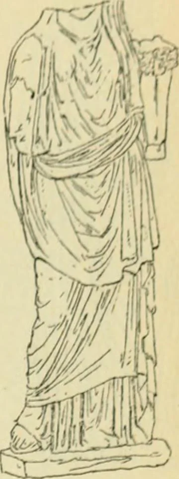 An illustration from Répertoire de la statuaire grecque et romaine, 1908, leaf 166