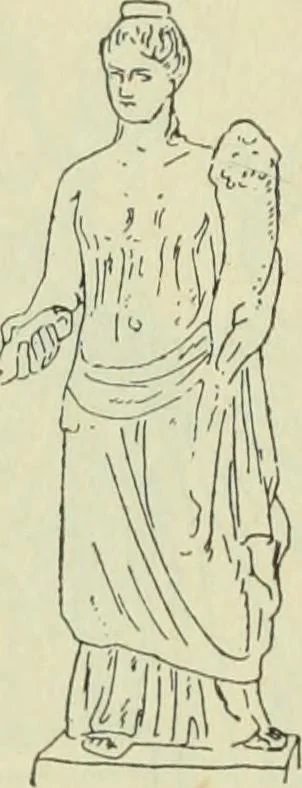 An illustration from Répertoire de la statuaire grecque et romaine, 1908, leaf 167