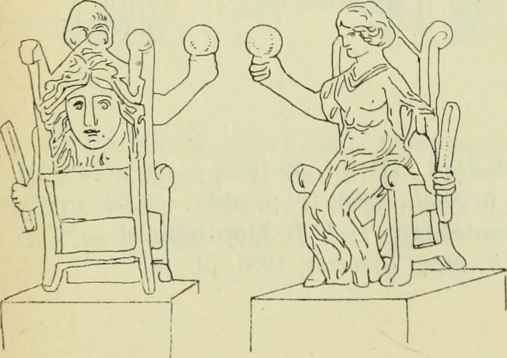 An illustration from Répertoire de la statuaire grecque et romaine, 1908, leaf 167