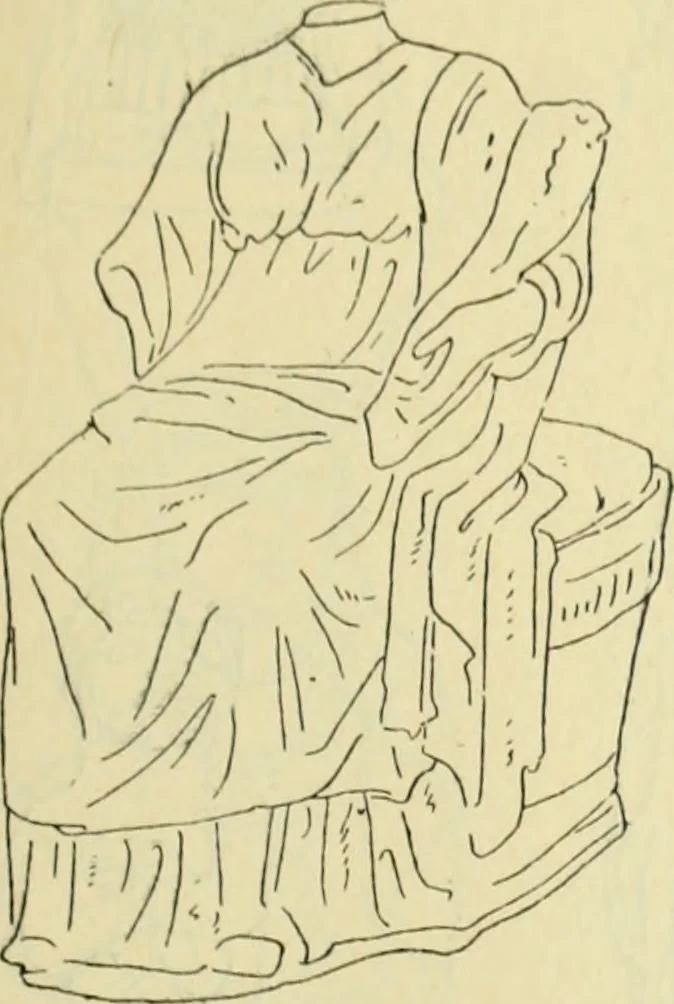 An illustration from Répertoire de la statuaire grecque et romaine, 1908, leaf 172