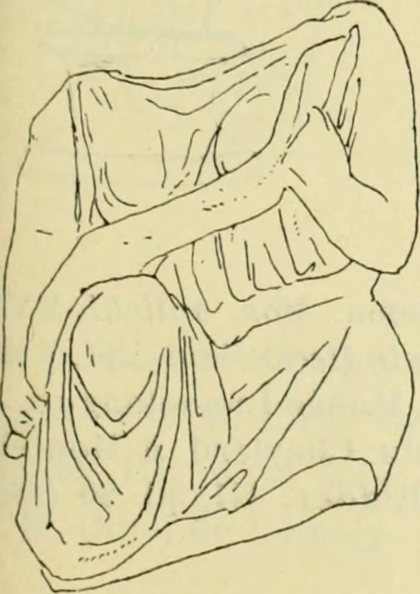 An illustration from Répertoire de la statuaire grecque et romaine, 1908, leaf 176