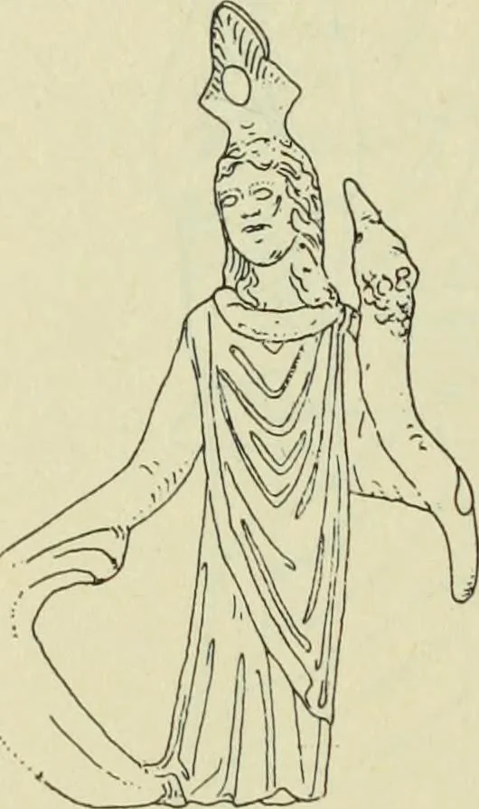 An illustration from Répertoire de la statuaire grecque et romaine, 1908, leaf 177
