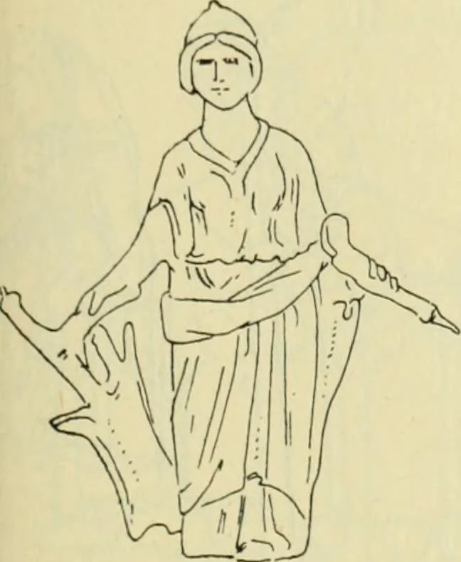 An illustration from Répertoire de la statuaire grecque et romaine, 1908, leaf 178