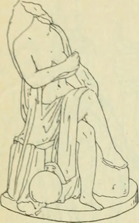 An illustration from Répertoire de la statuaire grecque et romaine, 1908, leaf 179
