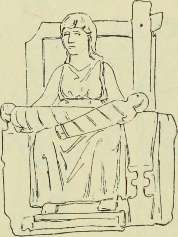 An illustration from Répertoire de la statuaire grecque et romaine, 1908, leaf 179