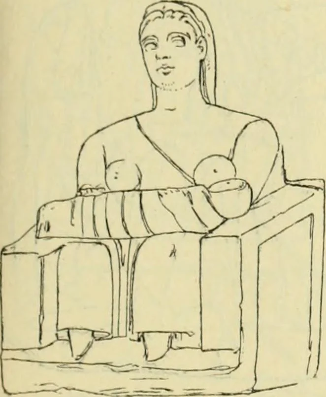 An illustration from Répertoire de la statuaire grecque et romaine, 1908, leaf 180