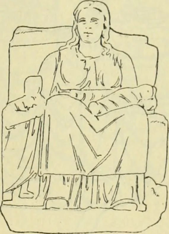 An illustration from Répertoire de la statuaire grecque et romaine, 1908, leaf 180