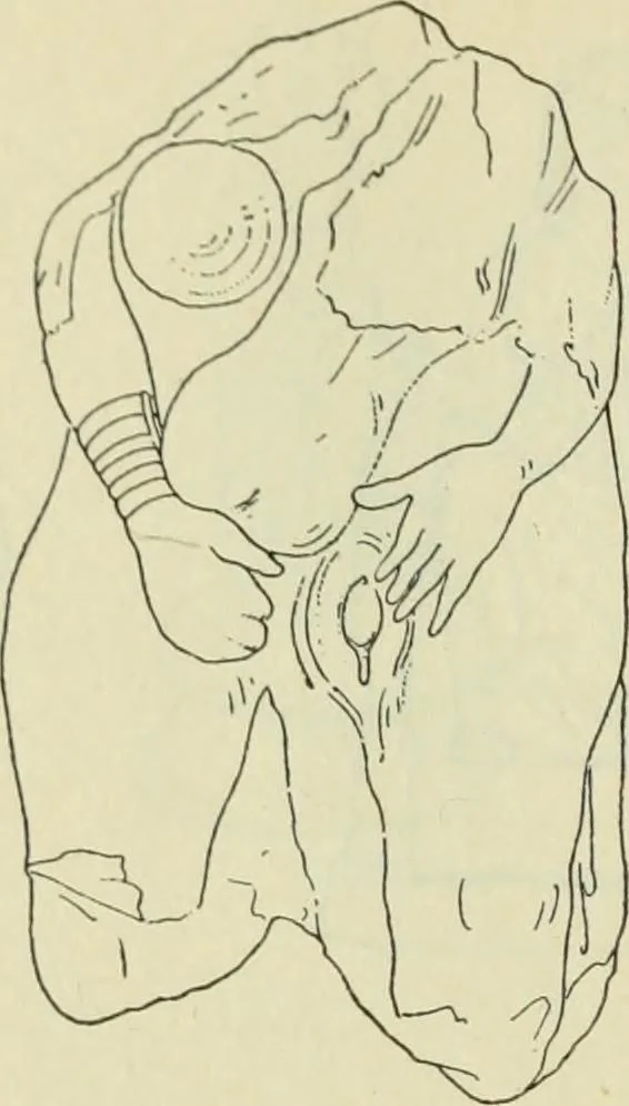 An illustration from Répertoire de la statuaire grecque et romaine, 1908, leaf 181