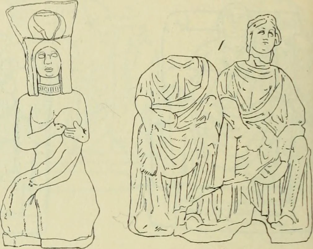 An illustration from Répertoire de la statuaire grecque et romaine, 1908, leaf 181