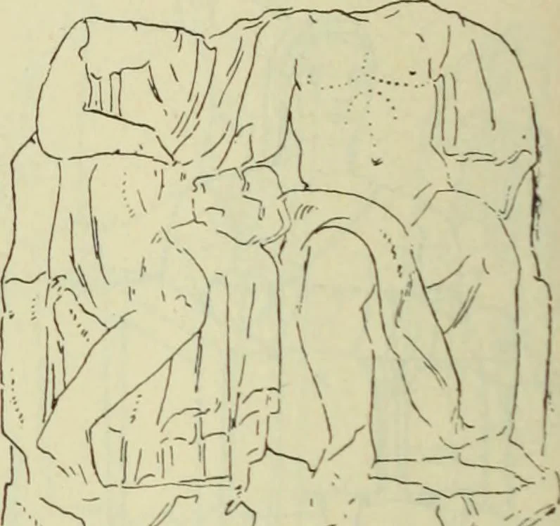 An illustration from Répertoire de la statuaire grecque et romaine, 1908, leaf 181