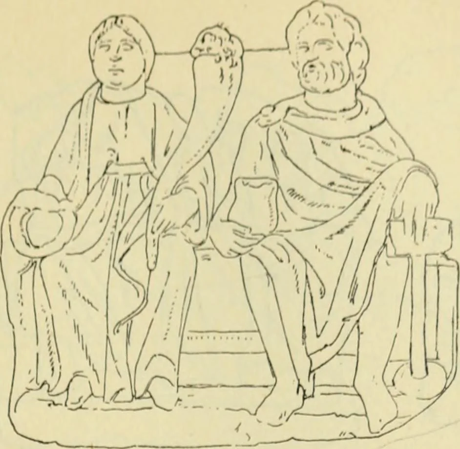 An illustration from Répertoire de la statuaire grecque et romaine, 1908, leaf 182