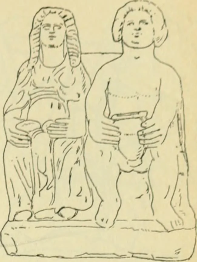 An illustration from Répertoire de la statuaire grecque et romaine, 1908, leaf 182