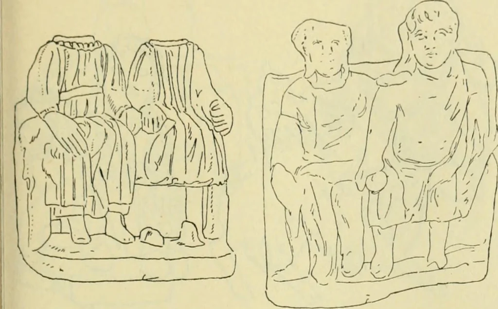 An illustration from Répertoire de la statuaire grecque et romaine, 1908, leaf 182
