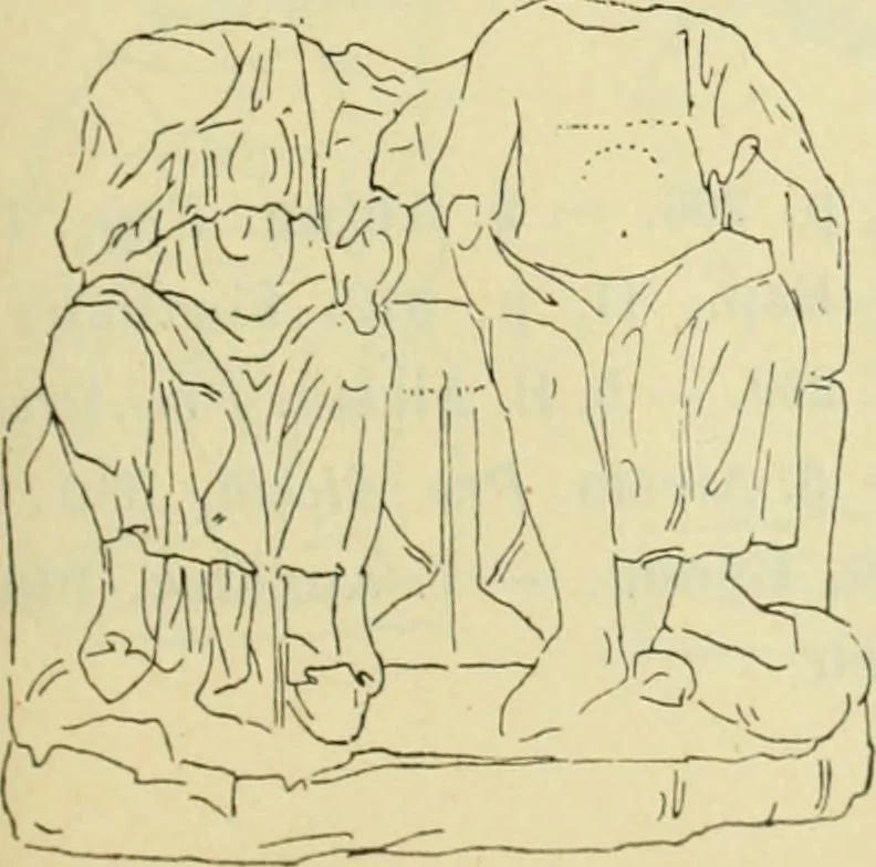 An illustration from Répertoire de la statuaire grecque et romaine, 1908, leaf 182