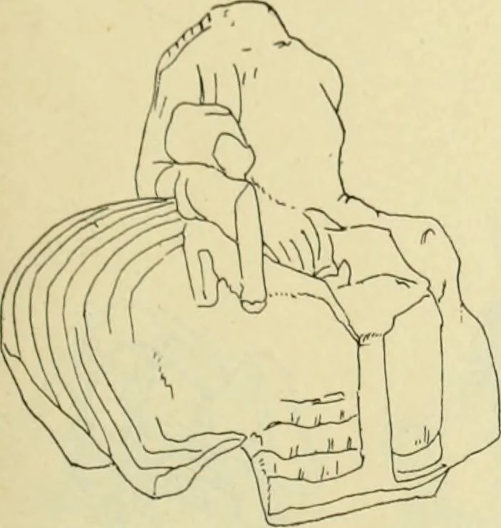 An illustration from Répertoire de la statuaire grecque et romaine, 1908, leaf 184