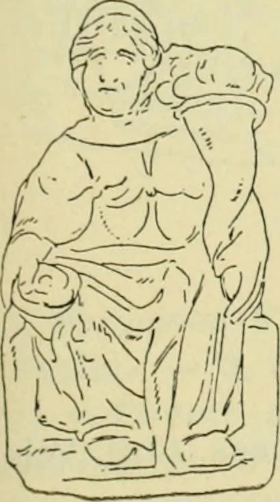 An illustration from Répertoire de la statuaire grecque et romaine, 1908, leaf 184