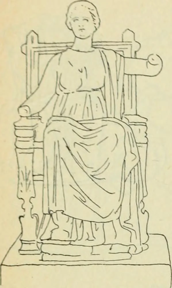 An illustration from Répertoire de la statuaire grecque et romaine, 1908, leaf 185