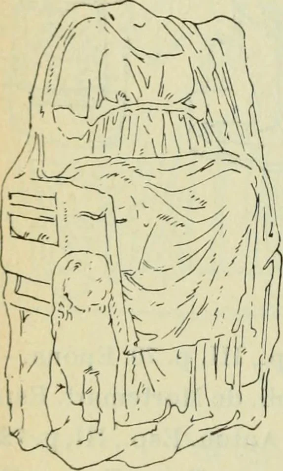 An illustration from Répertoire de la statuaire grecque et romaine, 1908, leaf 185