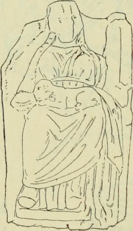 An illustration from Répertoire de la statuaire grecque et romaine, 1908, leaf 185