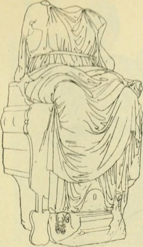 An illustration from Répertoire de la statuaire grecque et romaine, 1908, leaf 186