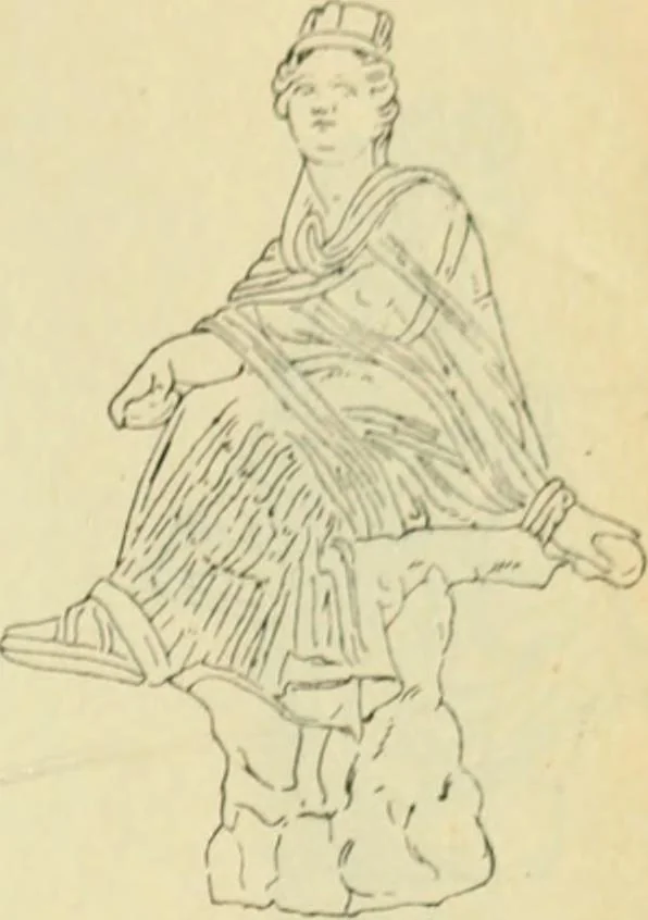 An illustration from Répertoire de la statuaire grecque et romaine, 1908, leaf 186