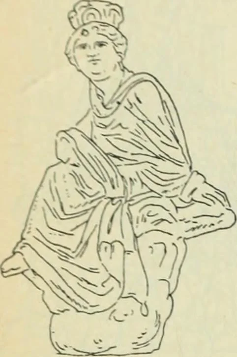 An illustration from Répertoire de la statuaire grecque et romaine, 1908, leaf 187