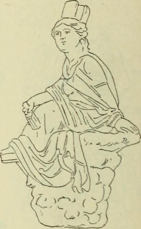 An illustration from Répertoire de la statuaire grecque et romaine, 1908, leaf 187