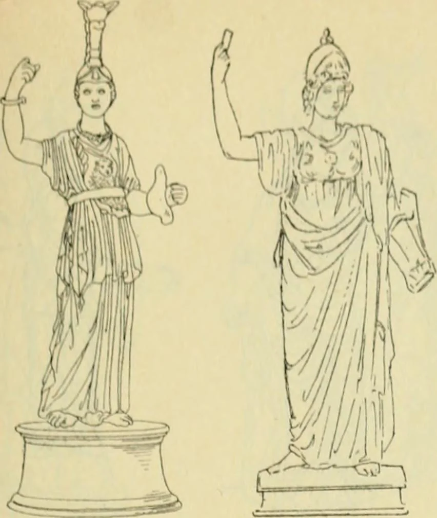 An illustration from Répertoire de la statuaire grecque et romaine, 1908, leaf 190