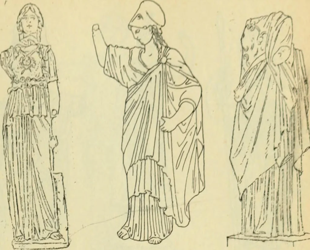 An illustration from Répertoire de la statuaire grecque et romaine, 1908, leaf 190