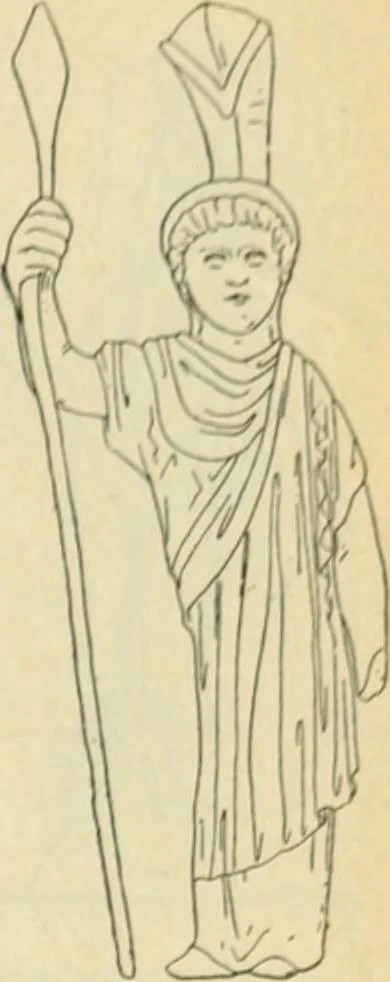 An illustration from Répertoire de la statuaire grecque et romaine, 1908, leaf 192