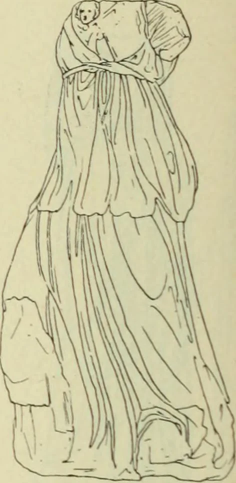 An illustration from Répertoire de la statuaire grecque et romaine, 1908, leaf 195