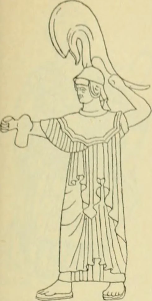 An illustration from Répertoire de la statuaire grecque et romaine, 1908, leaf 196