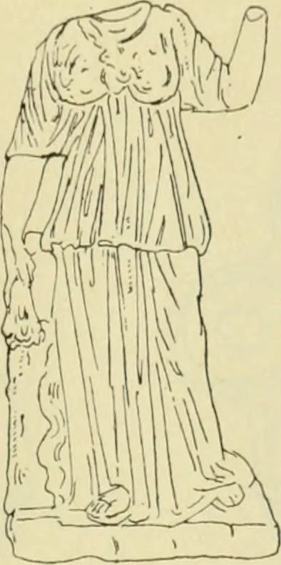 An illustration from Répertoire de la statuaire grecque et romaine, 1908, leaf 196