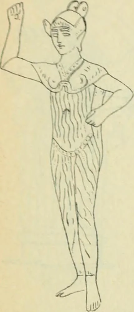 An illustration from Répertoire de la statuaire grecque et romaine, 1908, leaf 197