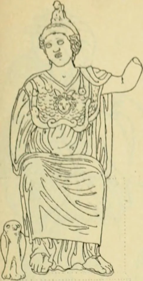 An illustration from Répertoire de la statuaire grecque et romaine, 1908, leaf 198
