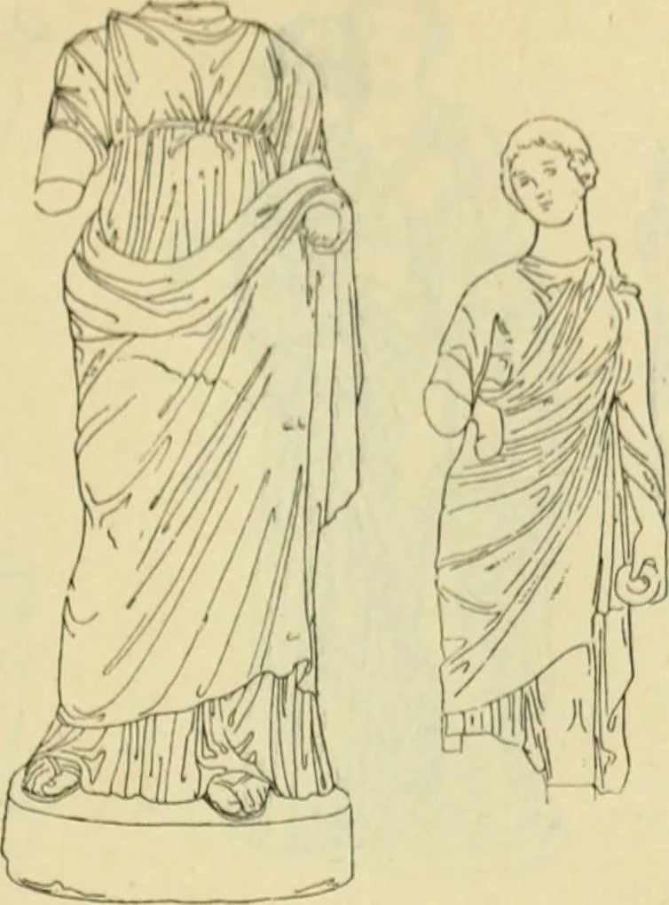 An illustration from Répertoire de la statuaire grecque et romaine, 1908, leaf 200