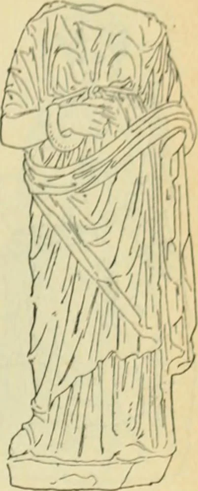 An illustration from Répertoire de la statuaire grecque et romaine, 1908, leaf 200