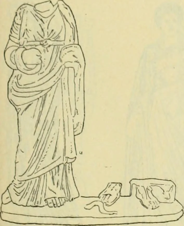 An illustration from Répertoire de la statuaire grecque et romaine, 1908, leaf 200