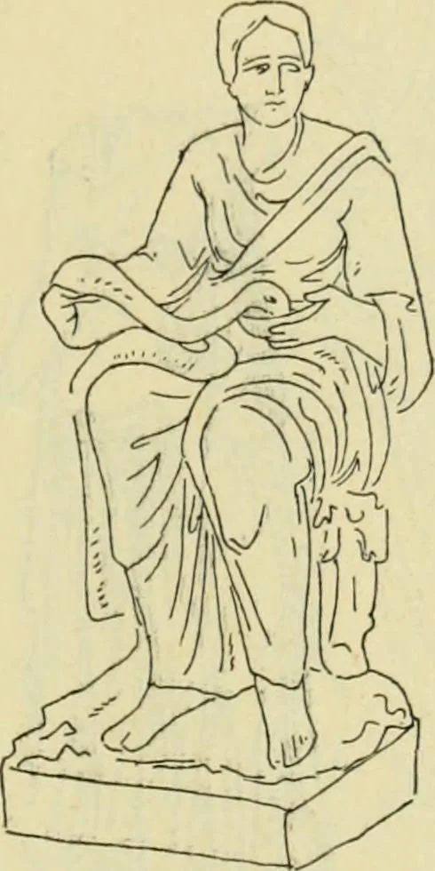 An illustration from Répertoire de la statuaire grecque et romaine, 1908, leaf 200