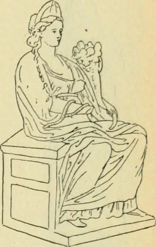 An illustration from Répertoire de la statuaire grecque et romaine, 1908, leaf 200