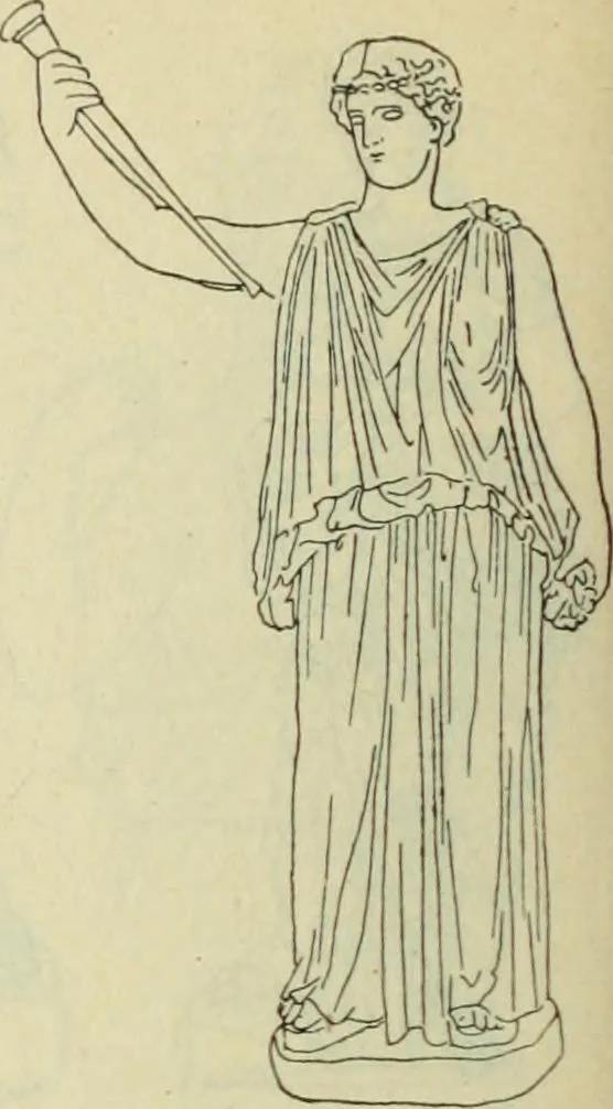 An illustration from Répertoire de la statuaire grecque et romaine, 1908, leaf 201