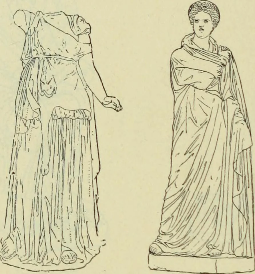 An illustration from Répertoire de la statuaire grecque et romaine, 1908, leaf 201