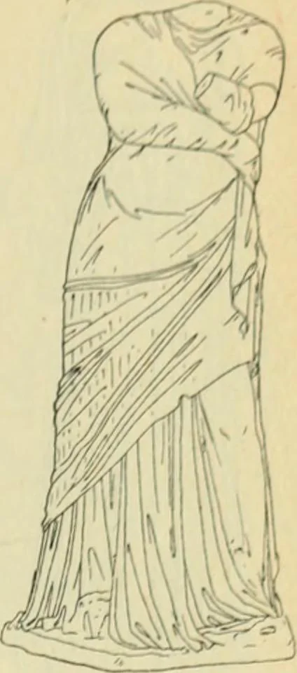 An illustration from Répertoire de la statuaire grecque et romaine, 1908, leaf 202