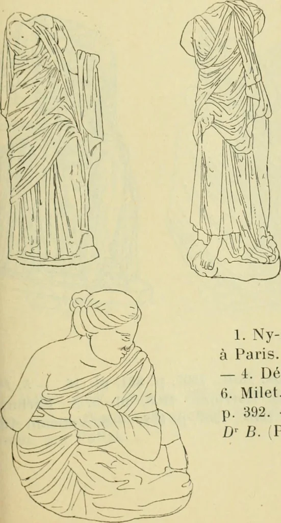 An illustration from Répertoire de la statuaire grecque et romaine, 1908, leaf 202