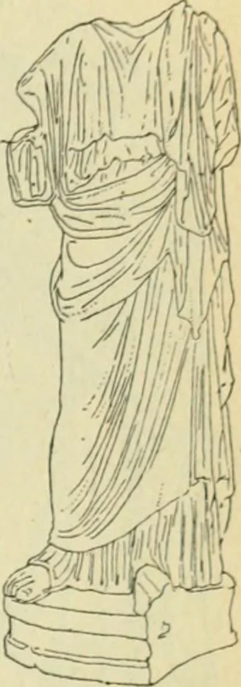 An illustration from Répertoire de la statuaire grecque et romaine, 1908, leaf 202